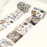 Taśma Washi Pre-Cut | Historia Kawy