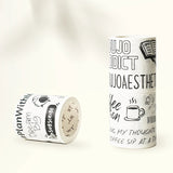 Zestaw naklejek w taśmie Washi | Journaling