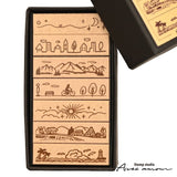 Zestaw pieczątek SANBY | Krajobraz