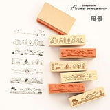 Zestaw pieczątek SANBY | Krajobraz