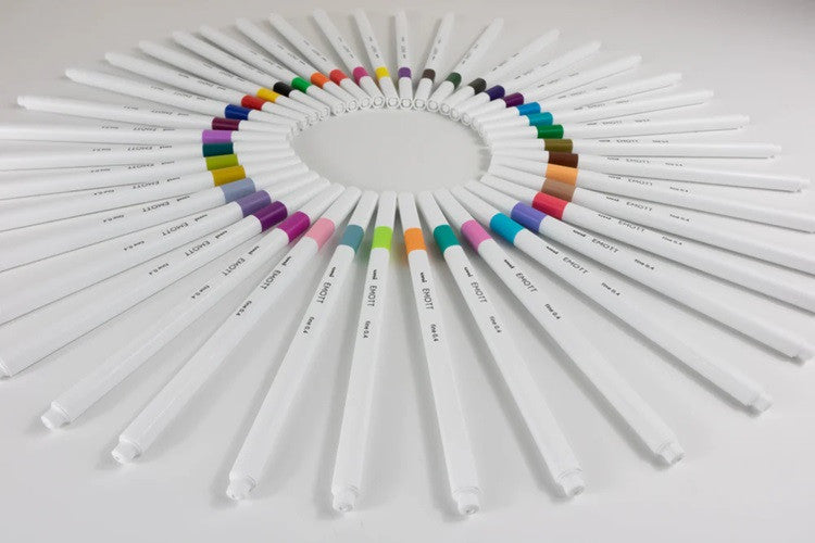 Zestaw cienkopisów uni Mitsubishi EMOTT | No. 3