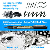 Farby akwarelowe Kuretake Gansai Tambi Irodori Kobako GREEN 2 | 6 kolorów