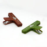 Plastikowy klips zaciskowy penco | Kremowy