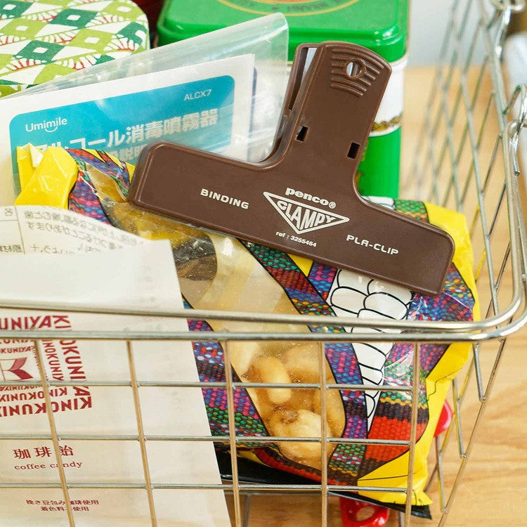 Plastikowy klips zaciskowy penco | Pomarańczowy