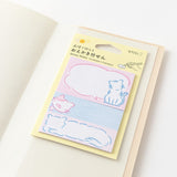 Karteczki samoprzylepne Midori | Kot