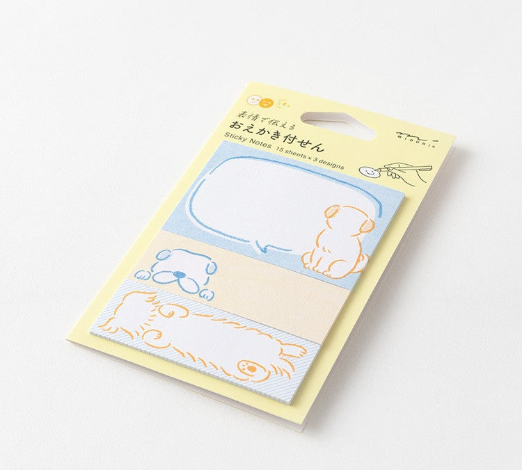 Karteczki samoprzylepne Midori | Pies