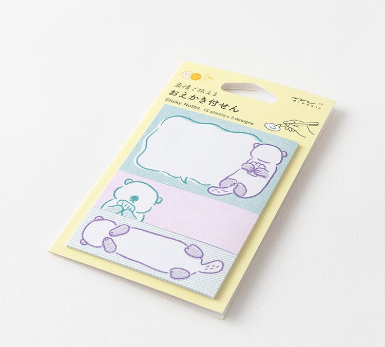 Karteczki samoprzylepne Midori | Wydra