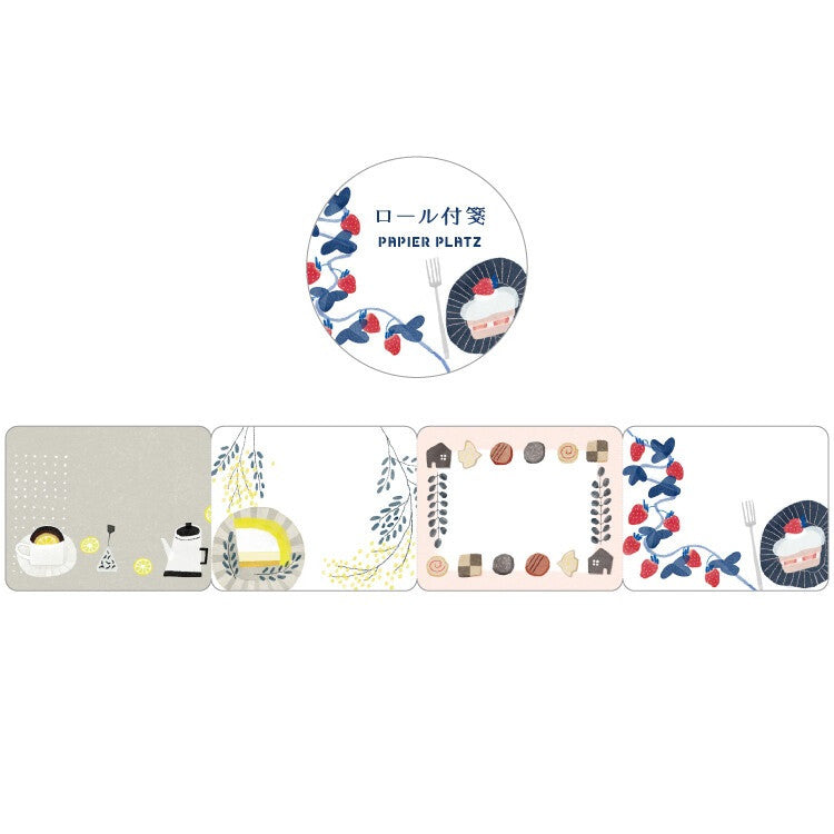 Karteczki samoprzylepne w rolce Papier Platz x Emi Nakano
