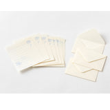 Midori Washi Paper Mini Stationery | White