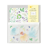 Midori 944 Mini Stationery with Stickers | Birds