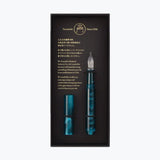 Zamykane szklane pióro Teranishi Aurora Cosmo | Zielone