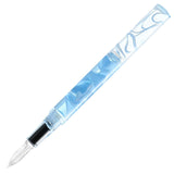Zamykane szklane pióro Teranishi Aurora | Błękitne