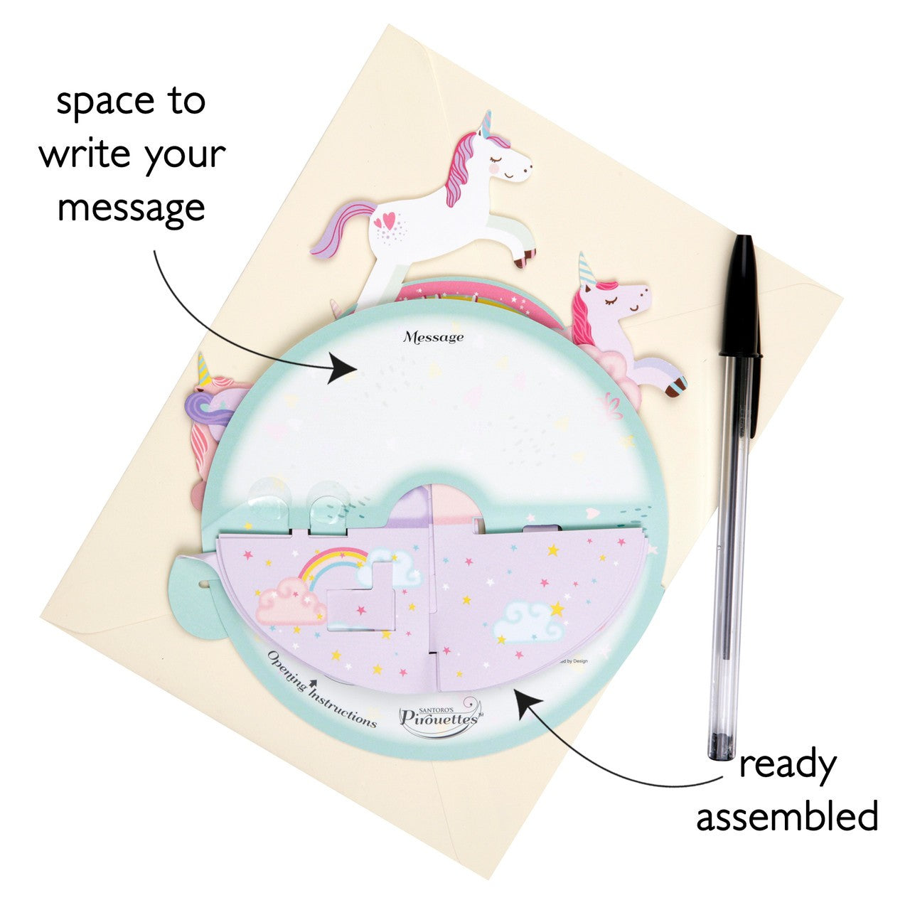 Kartka Okolicznościowa Santoro Pirouettes | Perrrfekcyjna Przesyłka