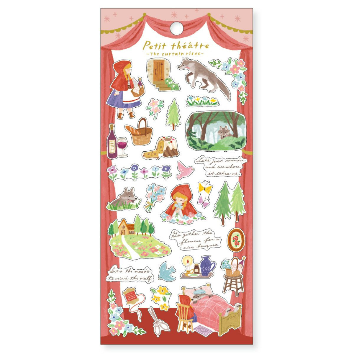 Naklejki Petit Theatre | Czerwony Kapturek