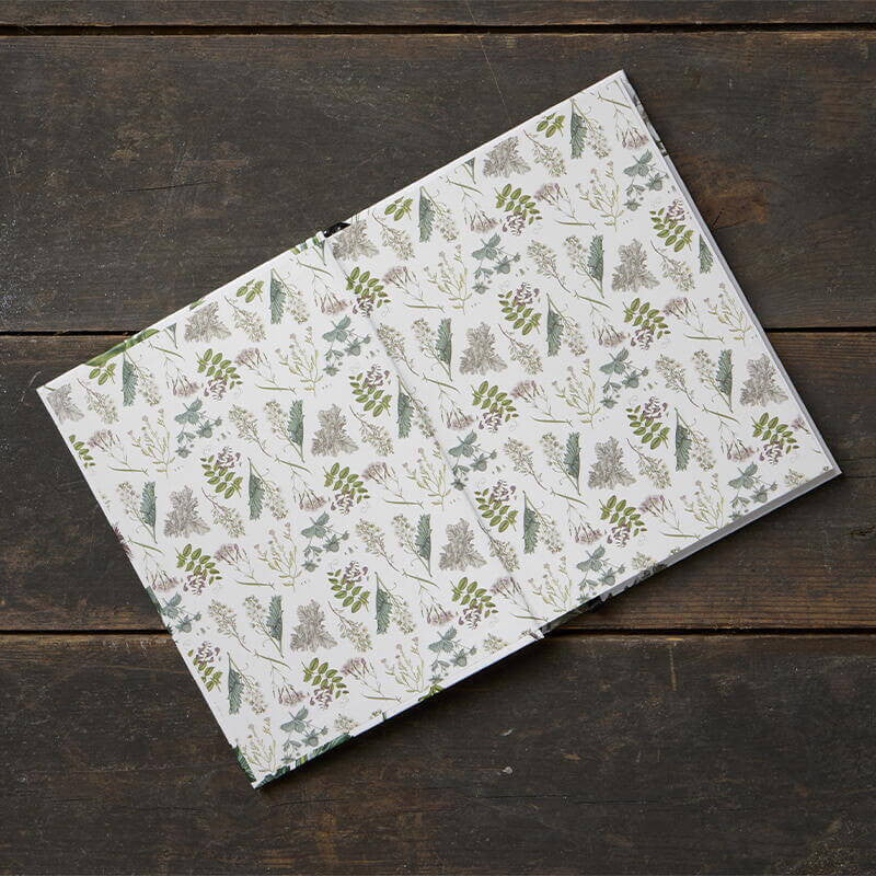 Notatnik w twardej oprawie | Atlas roślin - Plaża