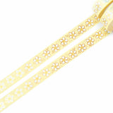 Taśma washi Willwa | Kwiaty Plumerii