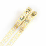 Taśma washi Willwa | Kwiaty Plumerii