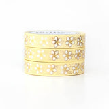 Taśma washi Willwa | Kwiaty Plumerii