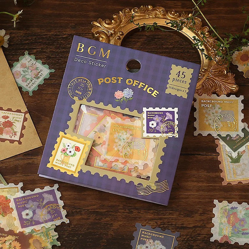 Zestaw naklejek Post Office | Bukiety