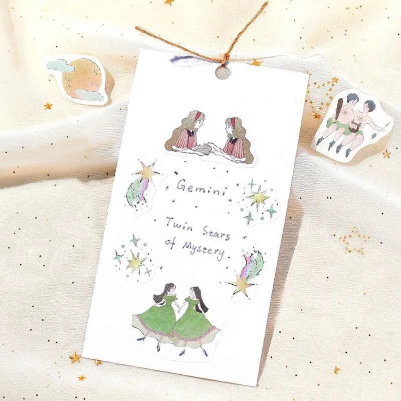 Zestaw naklejek Znaki Zodiaku | Byk - Bliźnięta - Rak