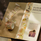 Taśma dekoracyjna Washi | Złote bilety