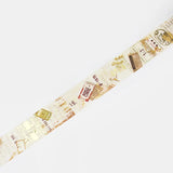 Taśma dekoracyjna Washi | Złote bilety