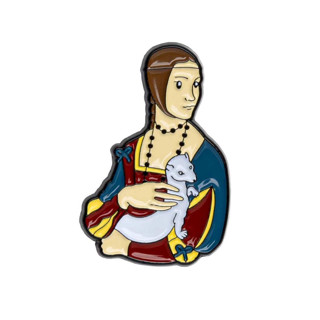 Pin | Dama z Łasiczką