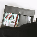 Teczka z klapką Hightide nähe A4 | Antracytowa