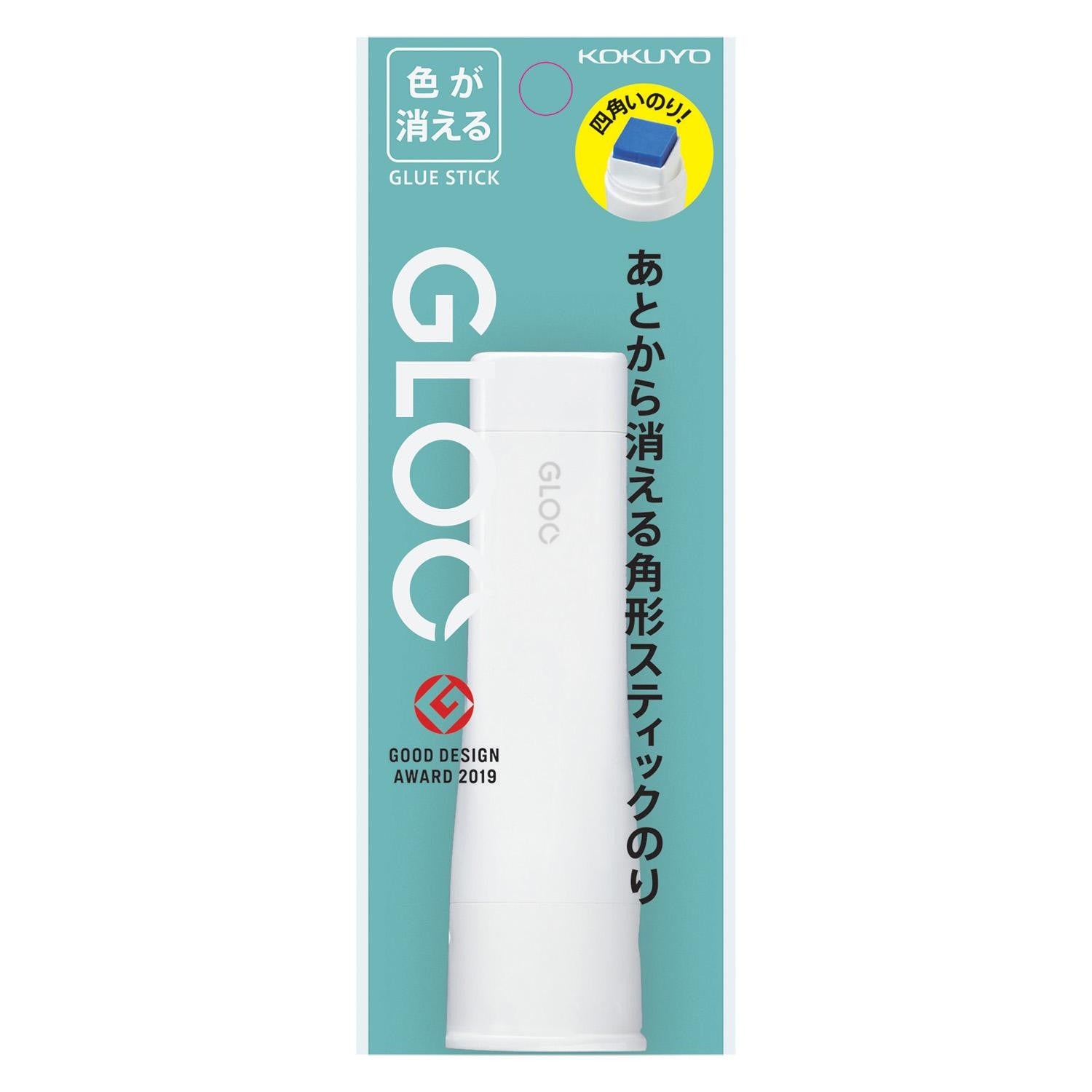 Kwadratowy klej w sztyfcie GLOO Disappearing Blue M