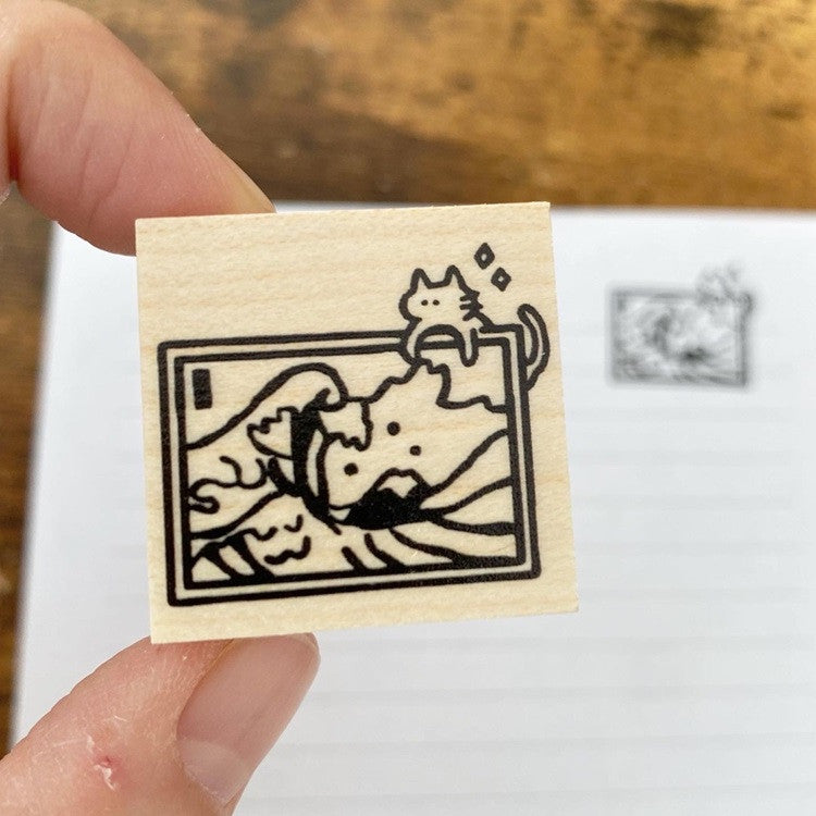 Pieczątka | Kot i Wielka Fala