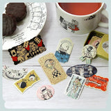 Zestaw naklejek w puszce | Alicja w Krainie Czarów