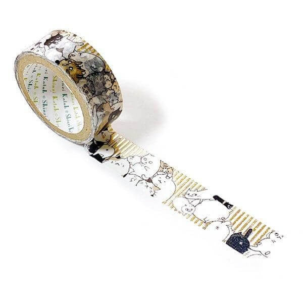 Taśma dekoracyjna Washi | Kocia szajka