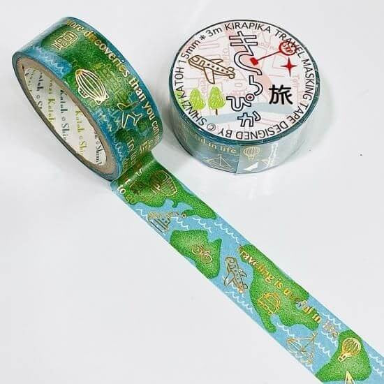 Taśma dekoracyjna Washi | Podróż