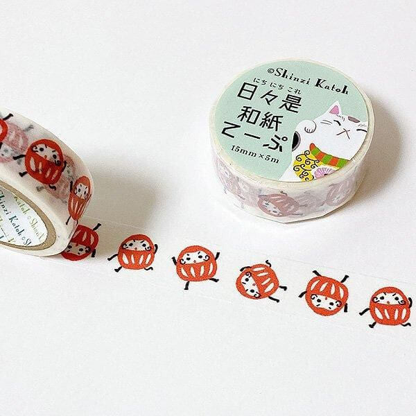 Taśma dekoracyjna Washi | Daruma