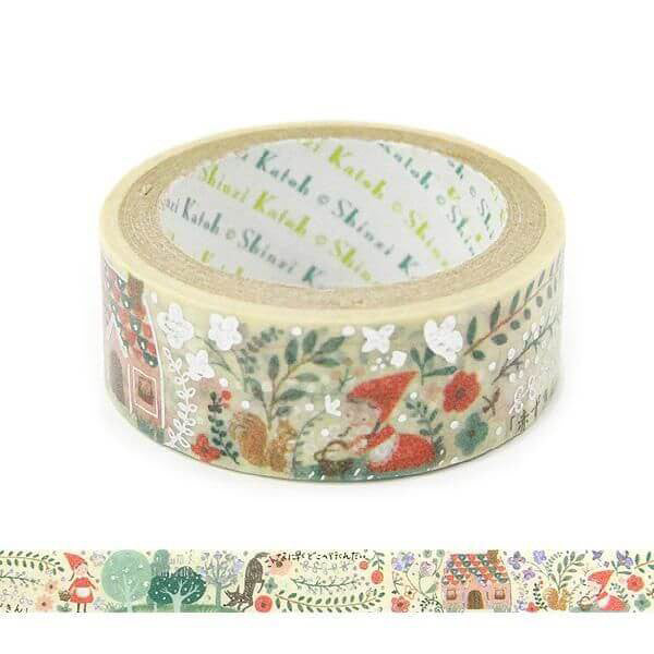 Taśma dekoracyjna Washi | Czerwony Kapturek