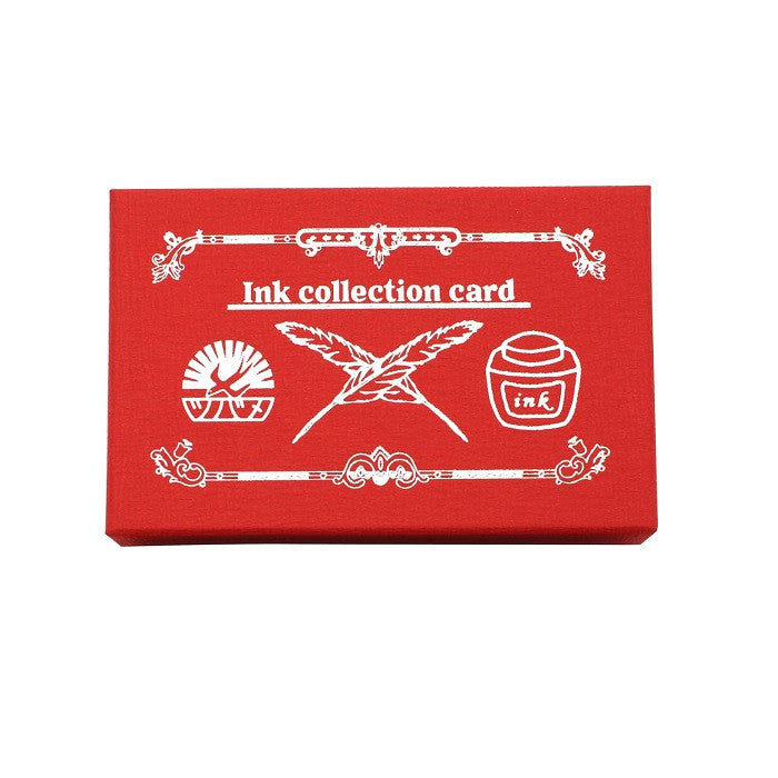 Karty do tworzenia wzornika atramentów Tsubame Note | Czerwone