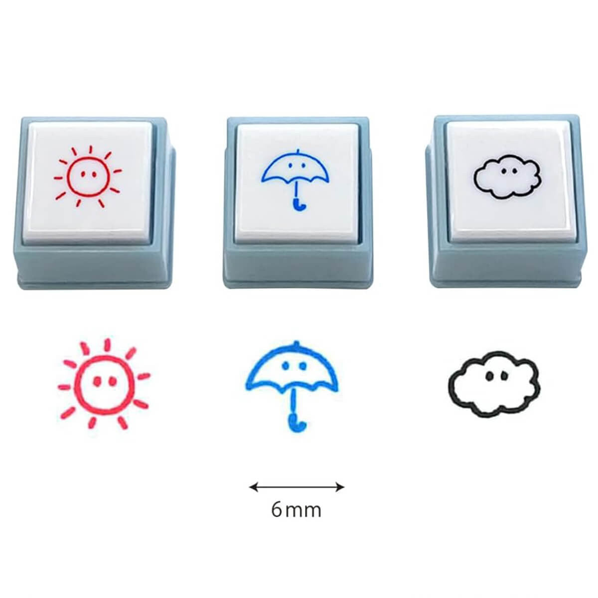 Mini Zestaw pieczątek Pochitto Pick | Pogoda