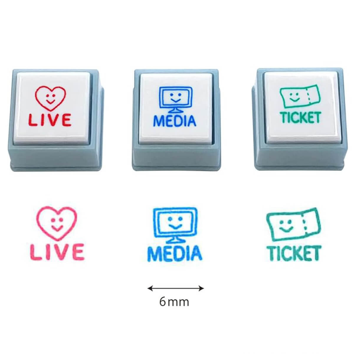 Mini Zestaw pieczątek Pochitto Pick | Harmonogram