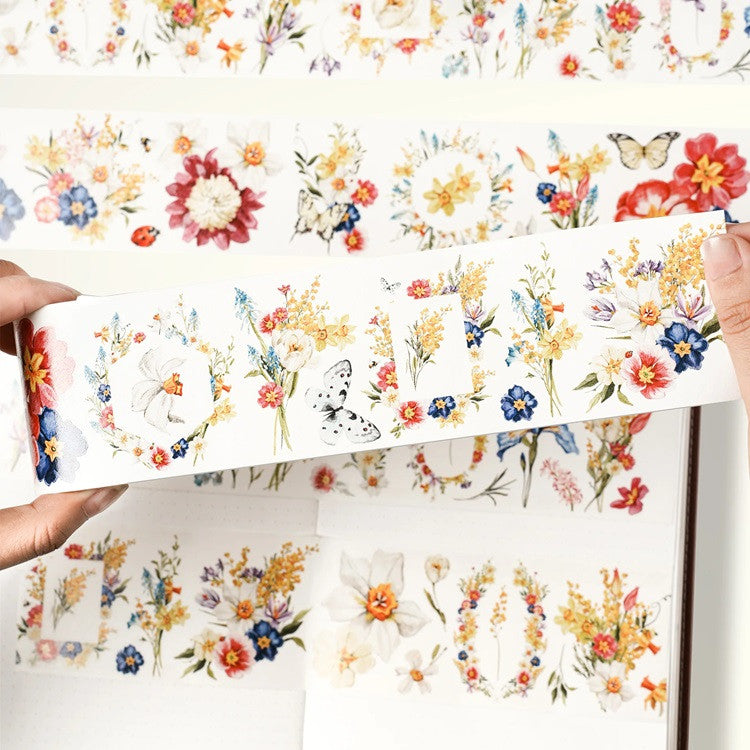 Taśma Washi Pre-Cut | Słoneczna Łąka