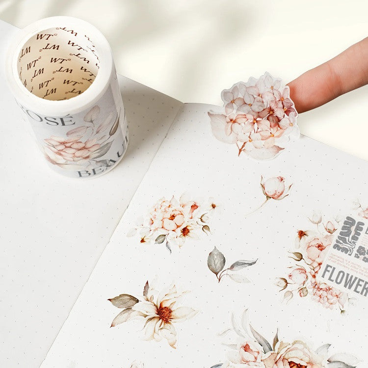 Taśma Washi Pre-Cut | Róże