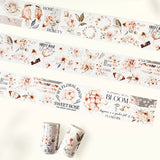 Taśma Washi Pre-Cut | Róże