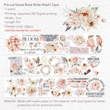Taśma Washi Pre-Cut | Róże