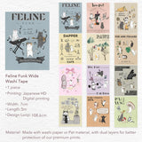 Taśma Washi | Kocie aktywności