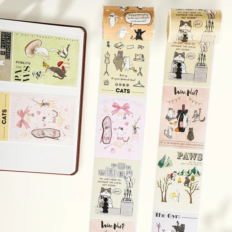 Taśma Washi | Kocie aktywności