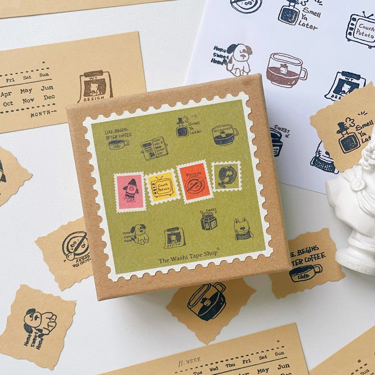 Zestaw pieczątek | Leniwy dzień