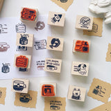 Zestaw pieczątek | Leniwy dzień