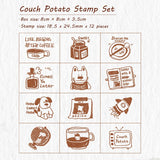 Zestaw pieczątek | Leniwy dzień