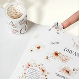 Taśma Washi Pre-Cut | Różane Napisy