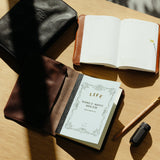 Skórzana okładka The Superior Labor A5 | Jasnobrązowa