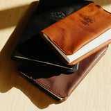 Skórzana okładka The Superior Labor A5 | Jasnobrązowa